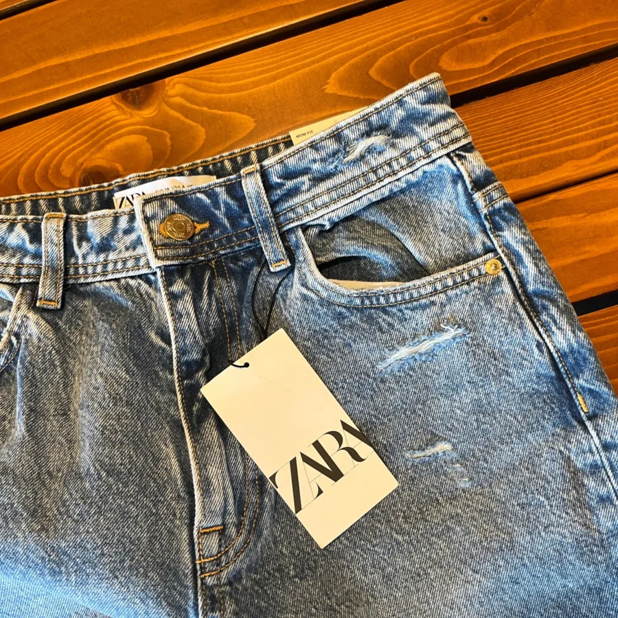 شلوار مام فیت زارا