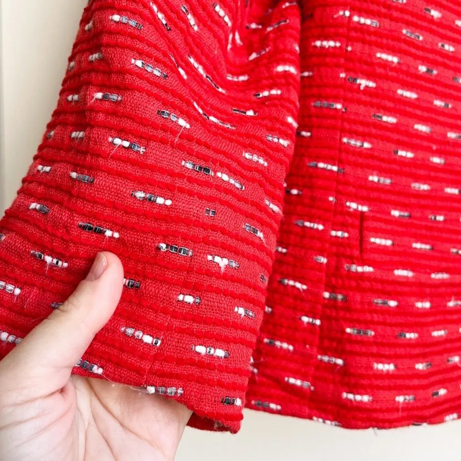 کت آستردار قرمز