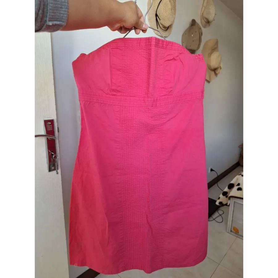 پیراهن دکلته سرخابی خارجی