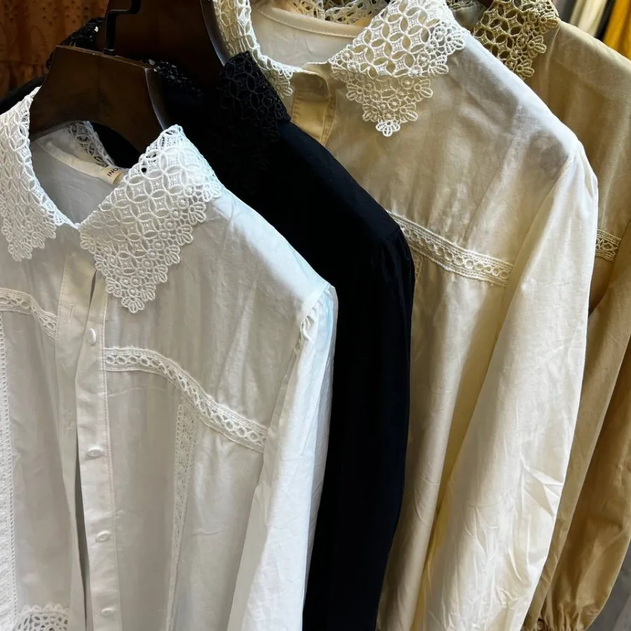 شومیز جنس نخ کتان شیک