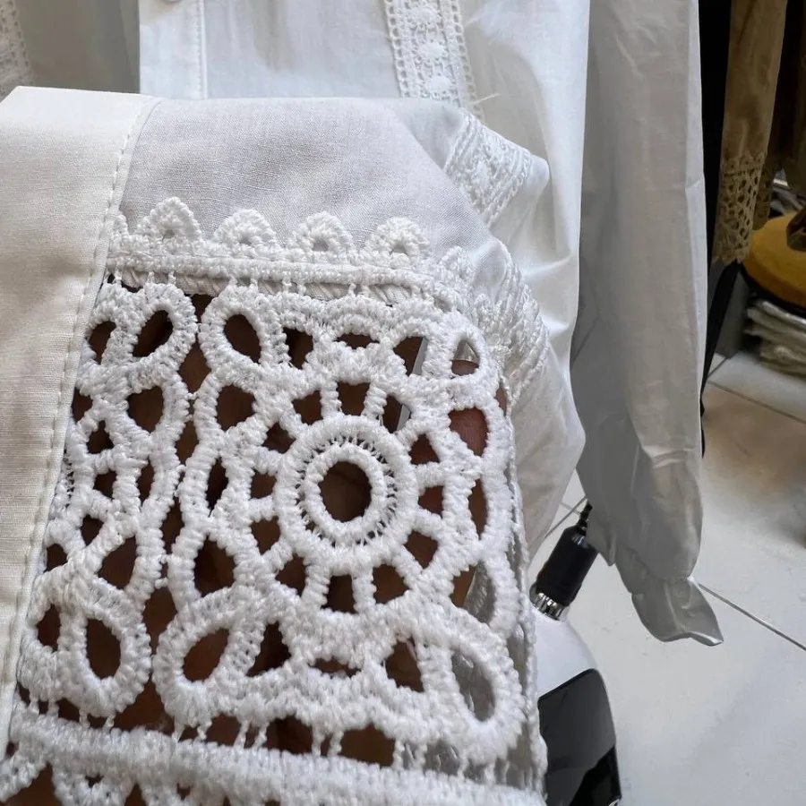 شومیز جنس نخ کتان شیک