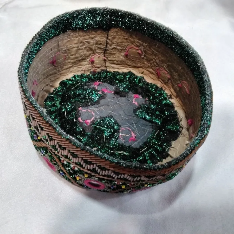 کلاه منجوق دوزی سنتی