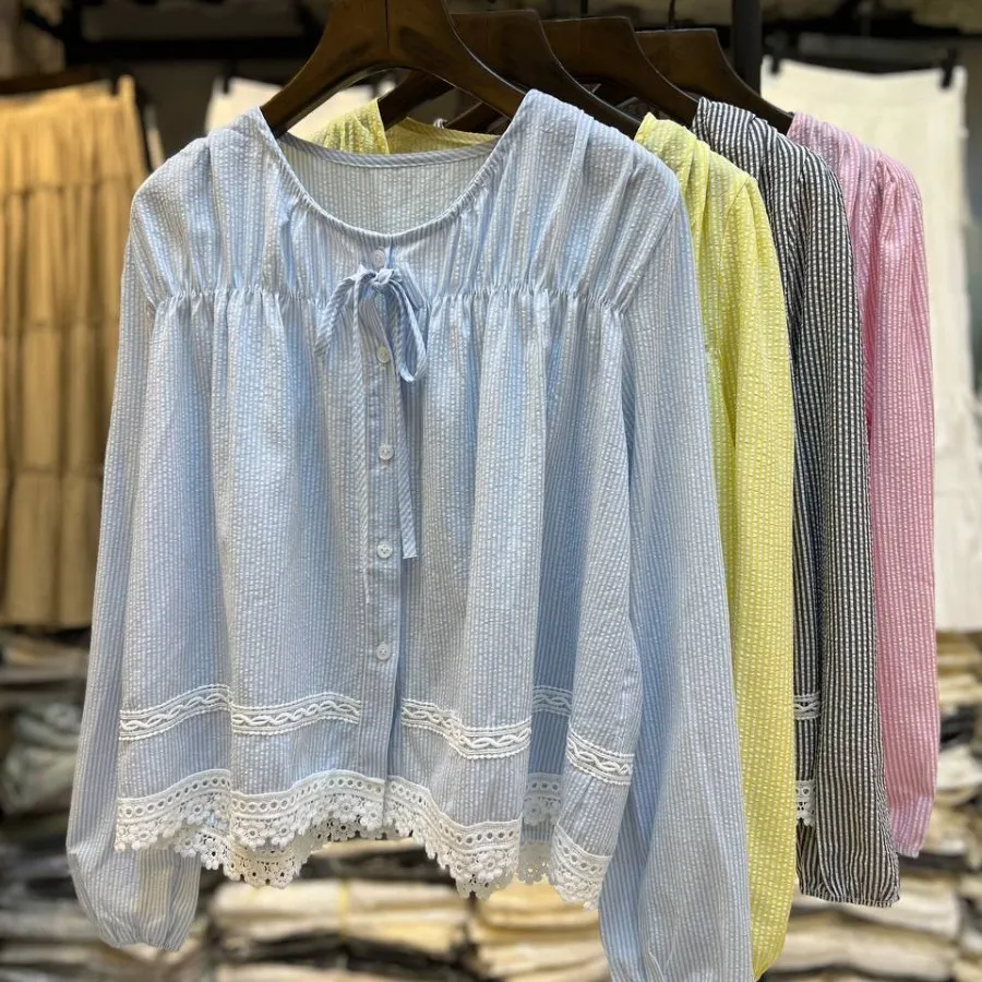 شومیز جنس نخ کرپ شیک