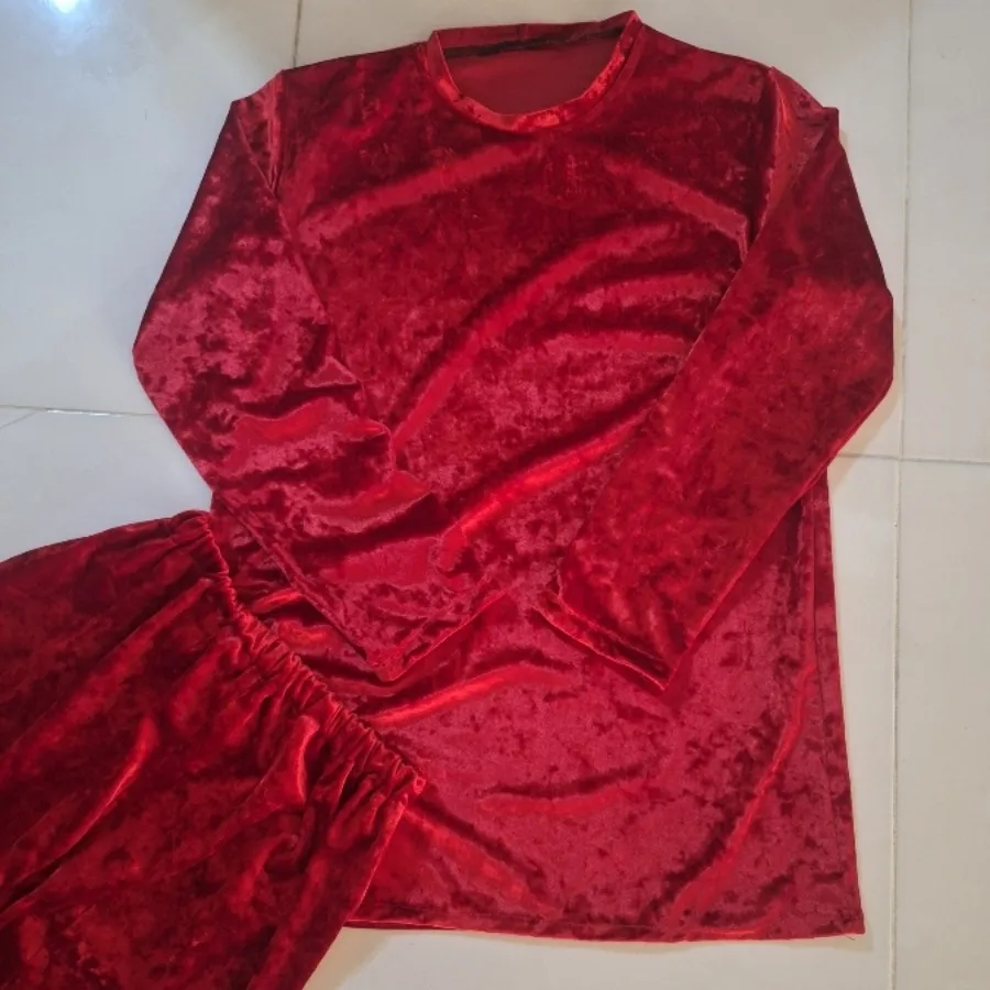 بلوز وشلوار مخمل