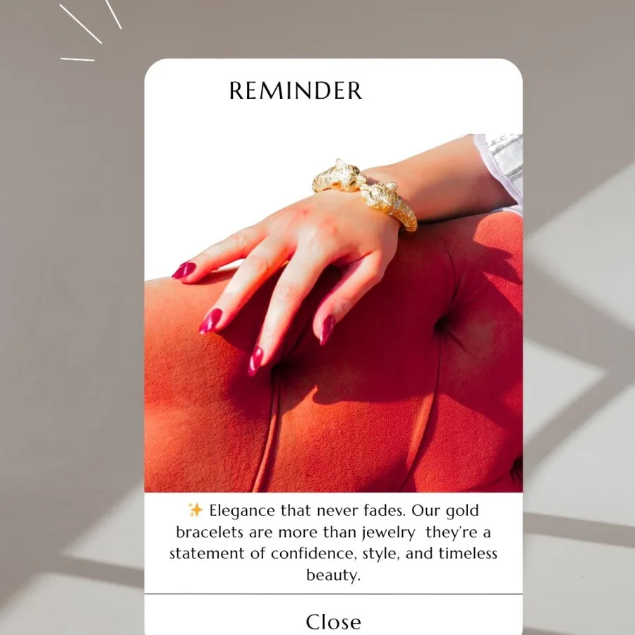 بنگل زنانه مدل پنتر