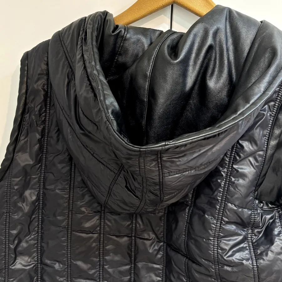 پافر چرمی بلند