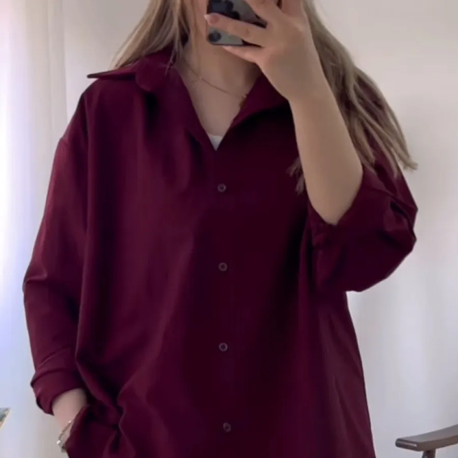 شومیز زرشکی