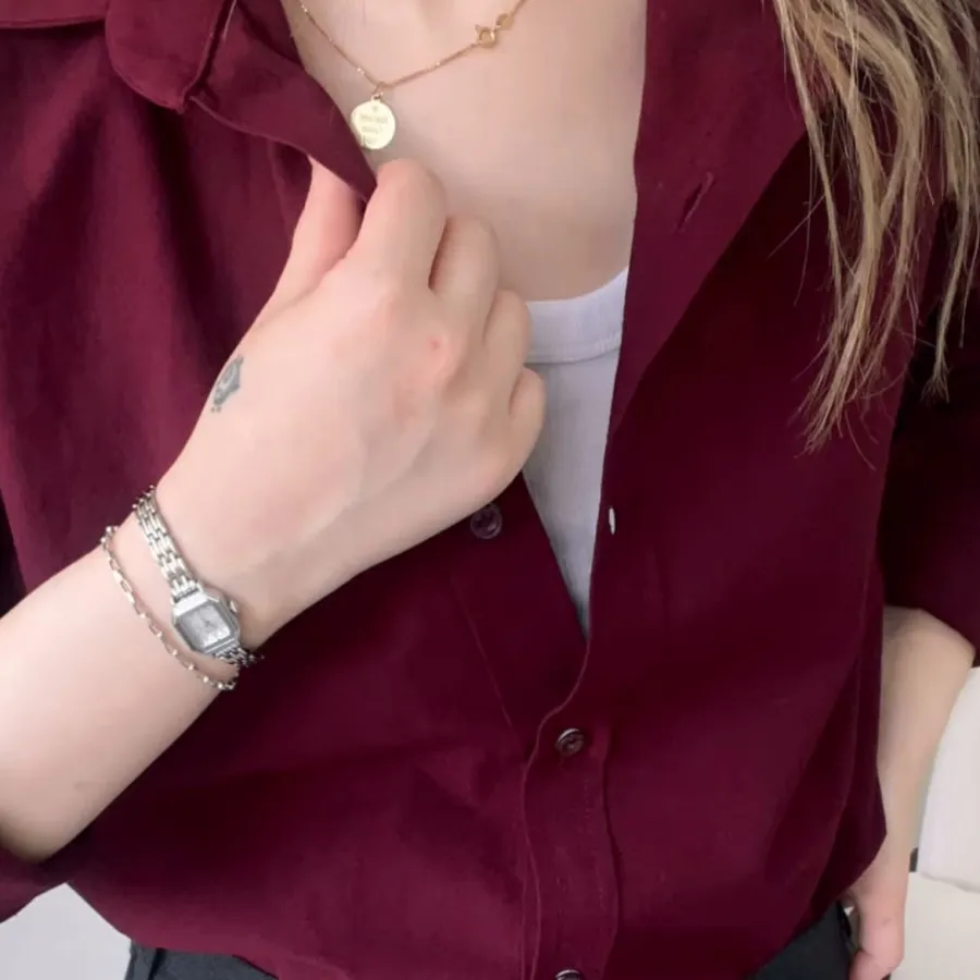 شومیز زرشکی