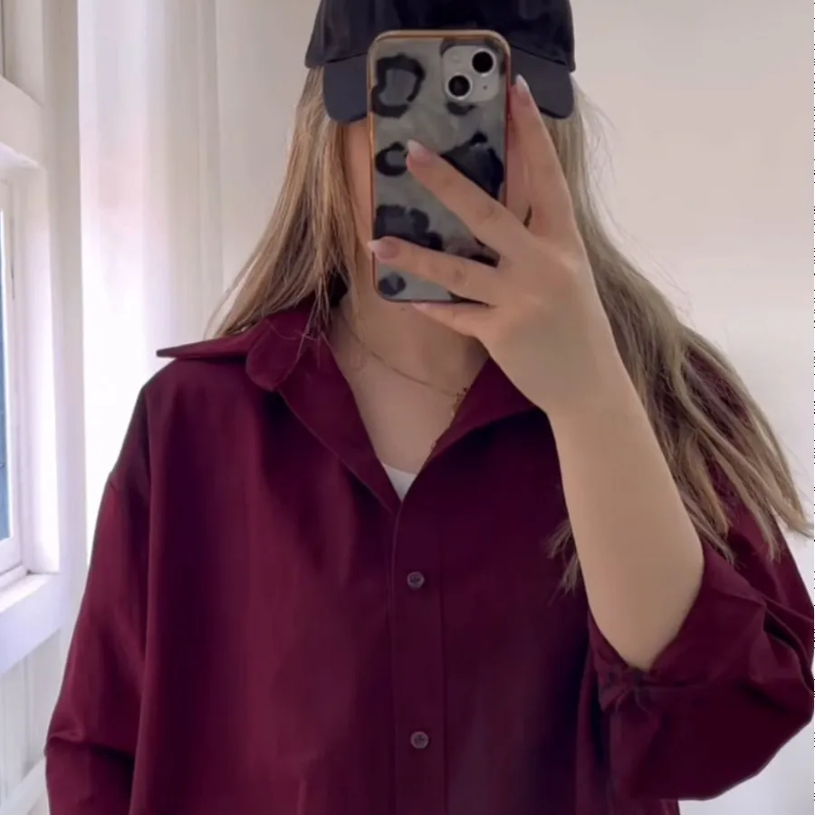 شومیز زرشکی