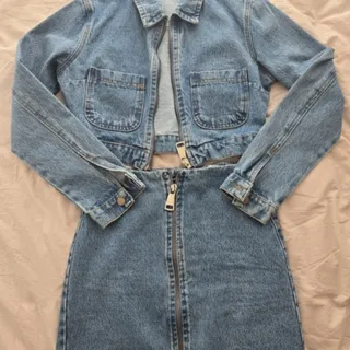 کت دامن جین