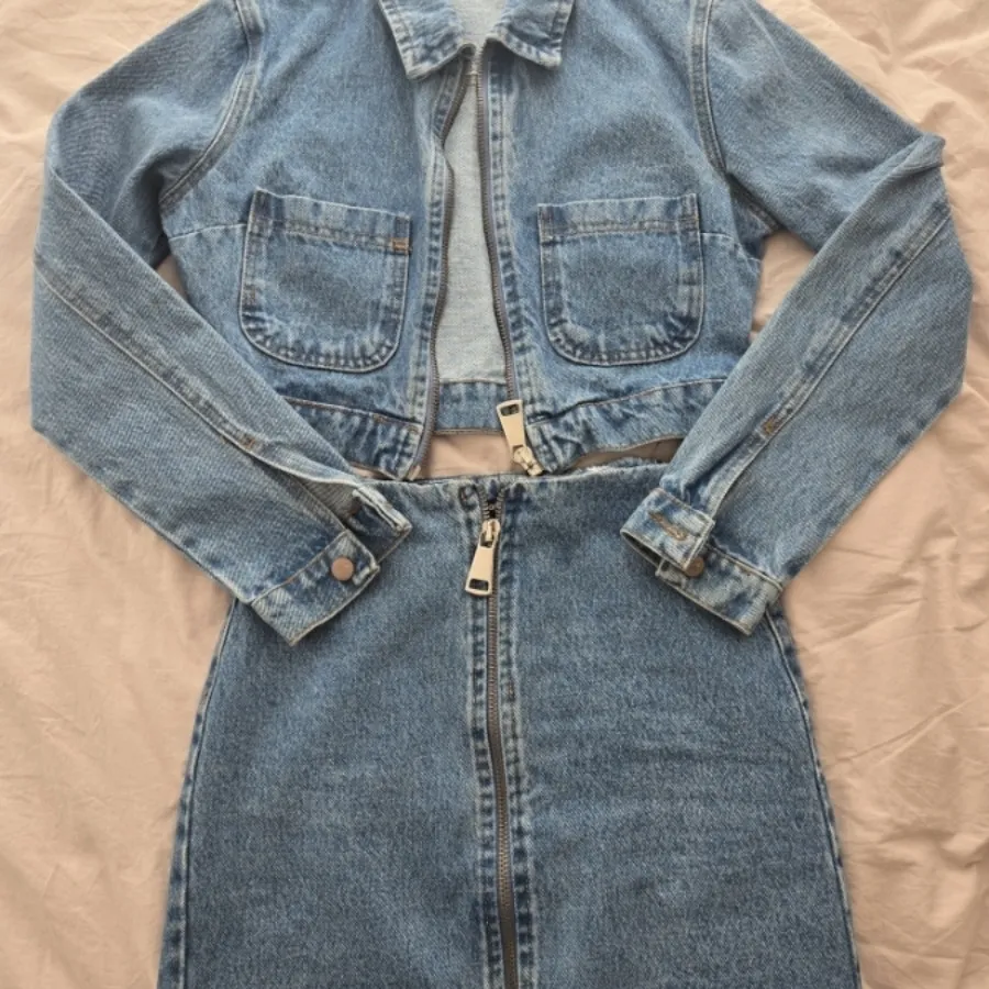 کت دامن جین