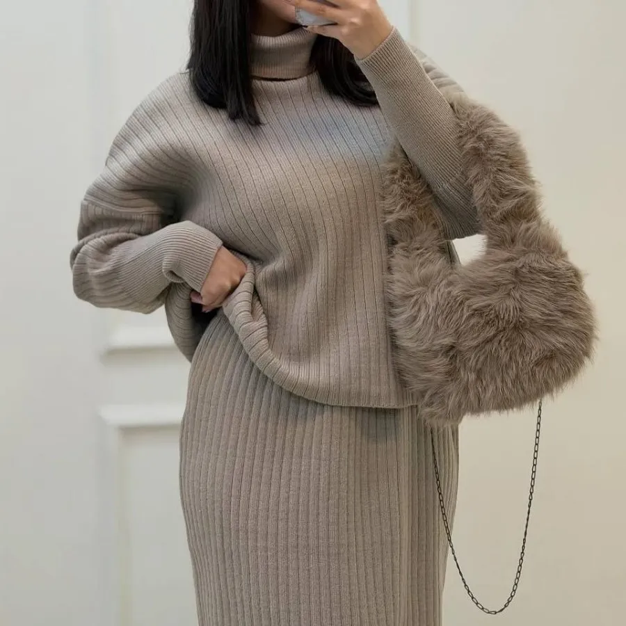 بلوز و دامن بافت