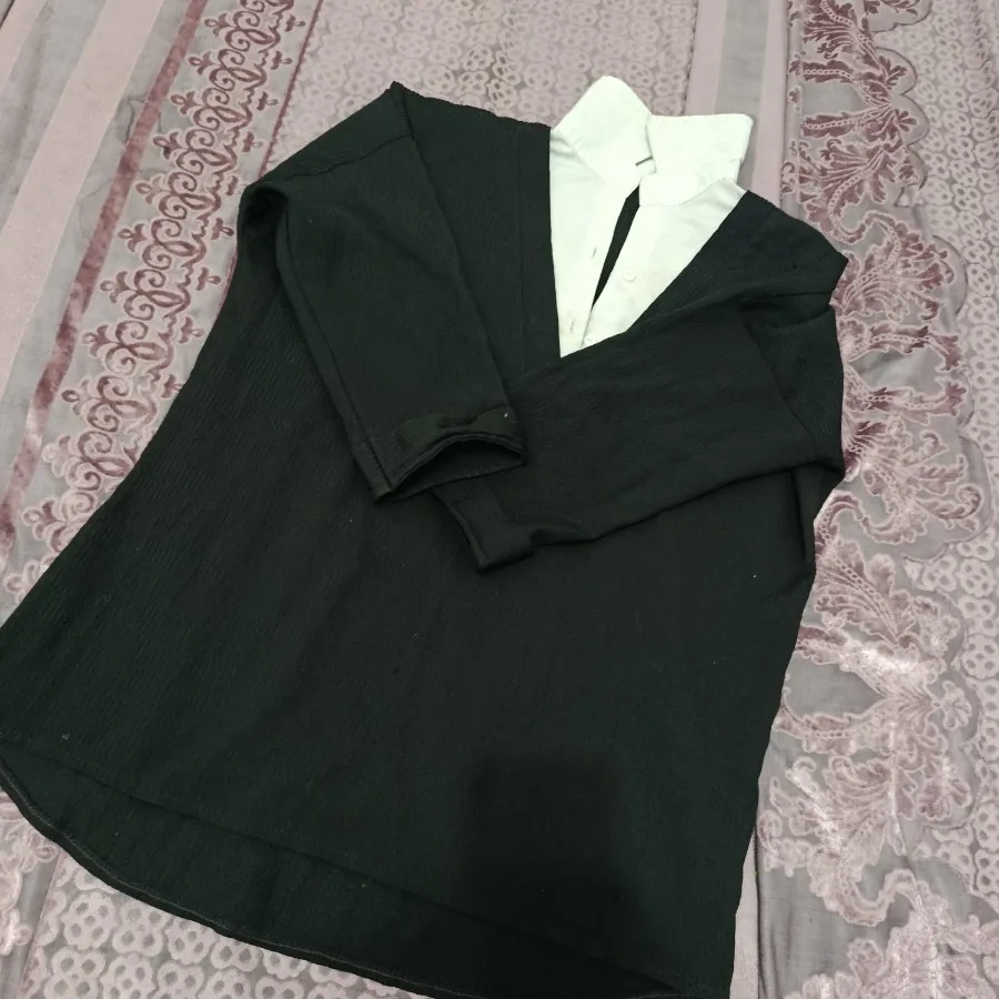 تونیک یقه دار مشکی