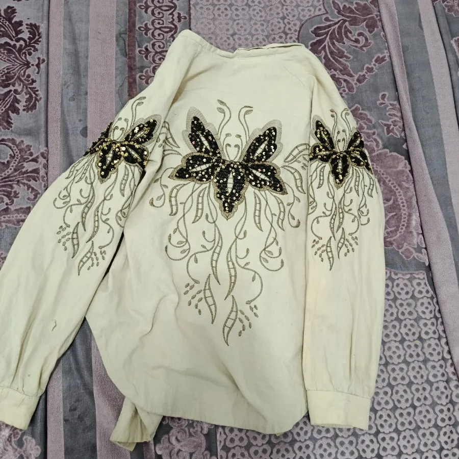 شومیز مانتویی کتان