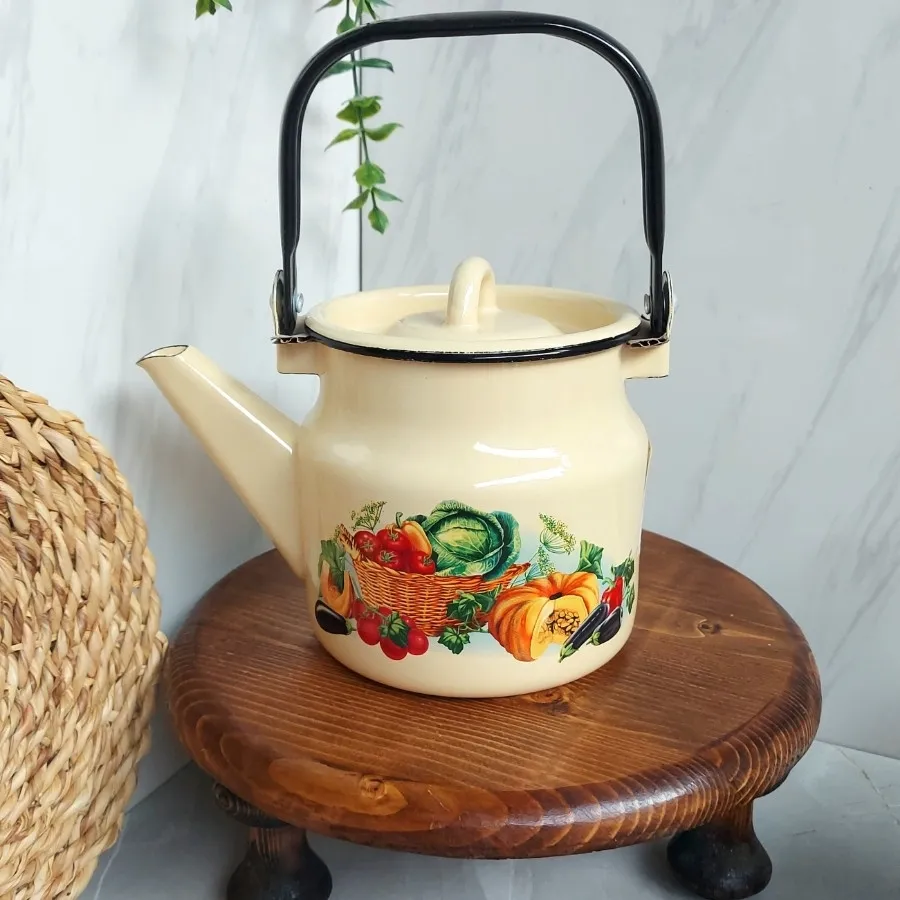 کتری نقلی لعاب روس