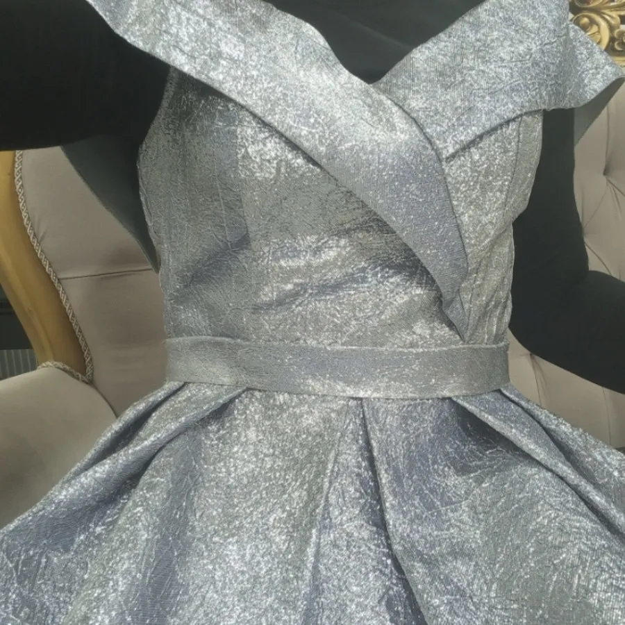 لباس مجلسی نقره ای شیک