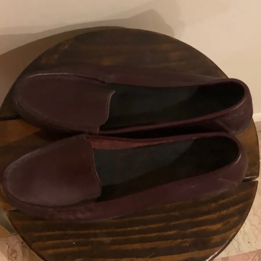 کفش زرشکی چرم برند shifer