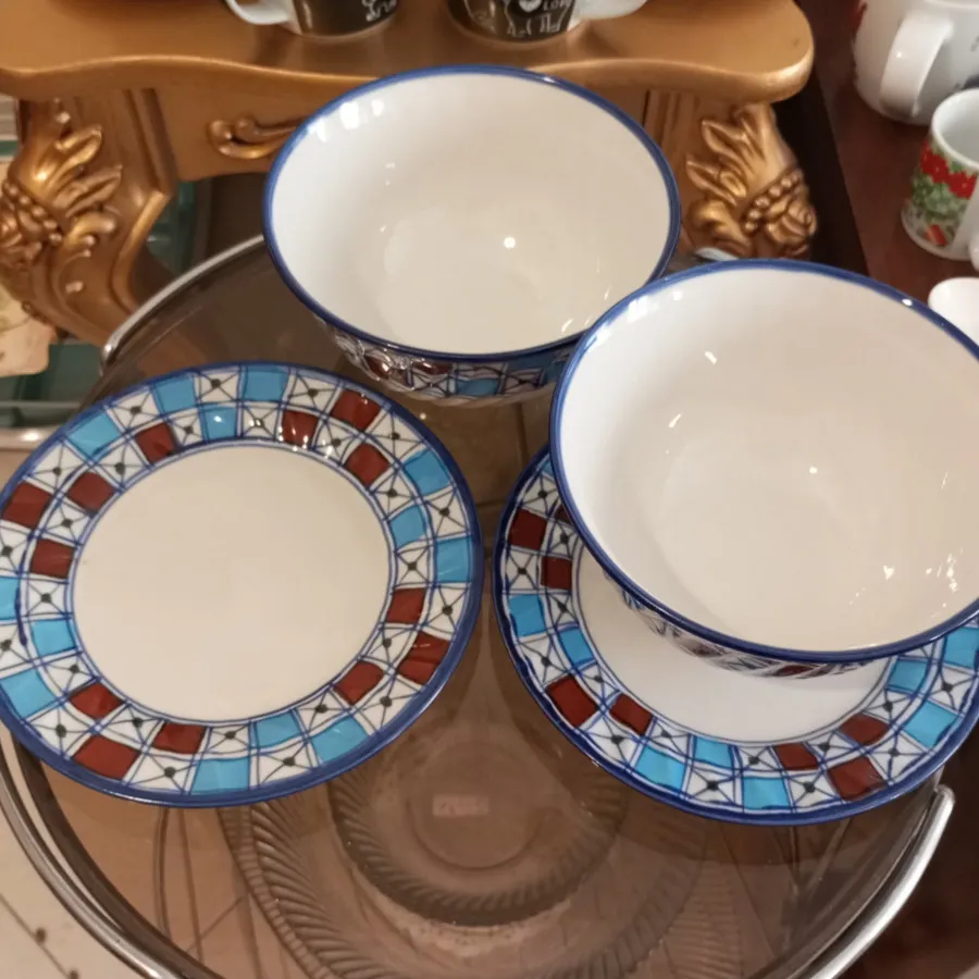 ست ظروف پذیرایی سرامیکی