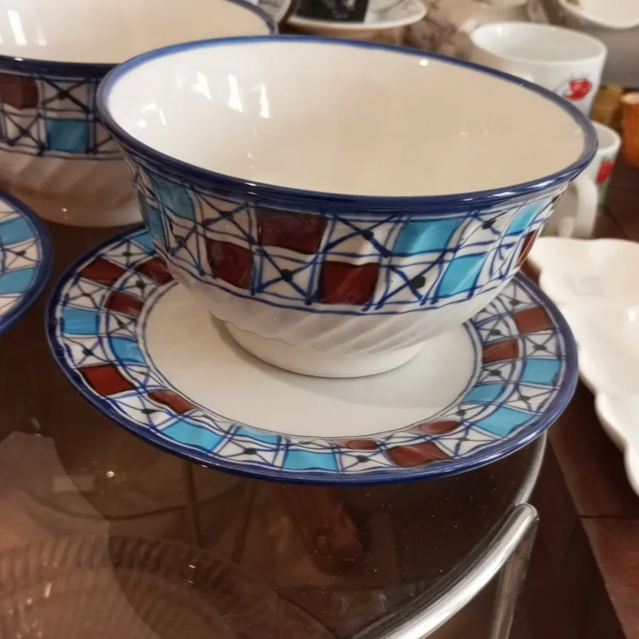 ست ظروف پذیرایی سرامیکی