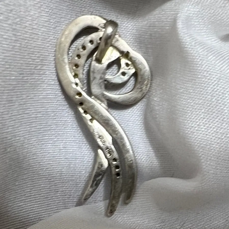 آویز نقره سیاه قلم