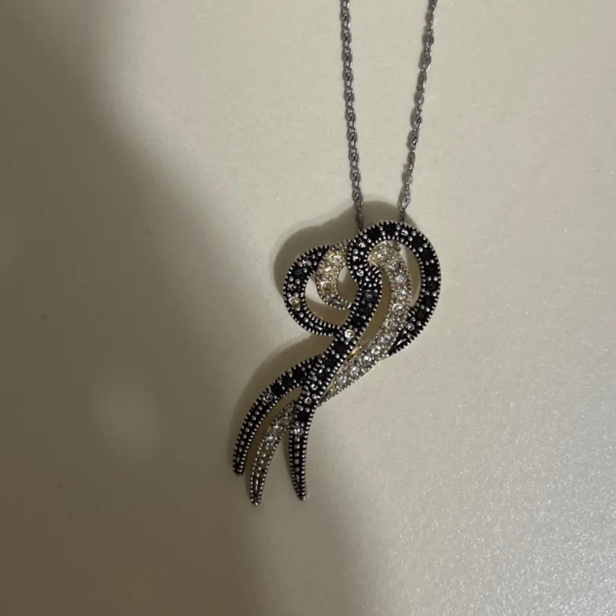 آویز نقره سیاه قلم