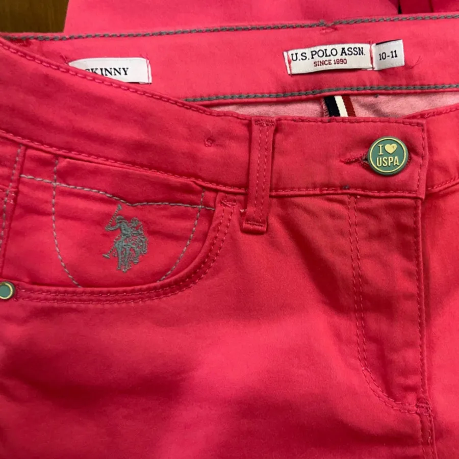 شلوار کتان اسکینی پولو