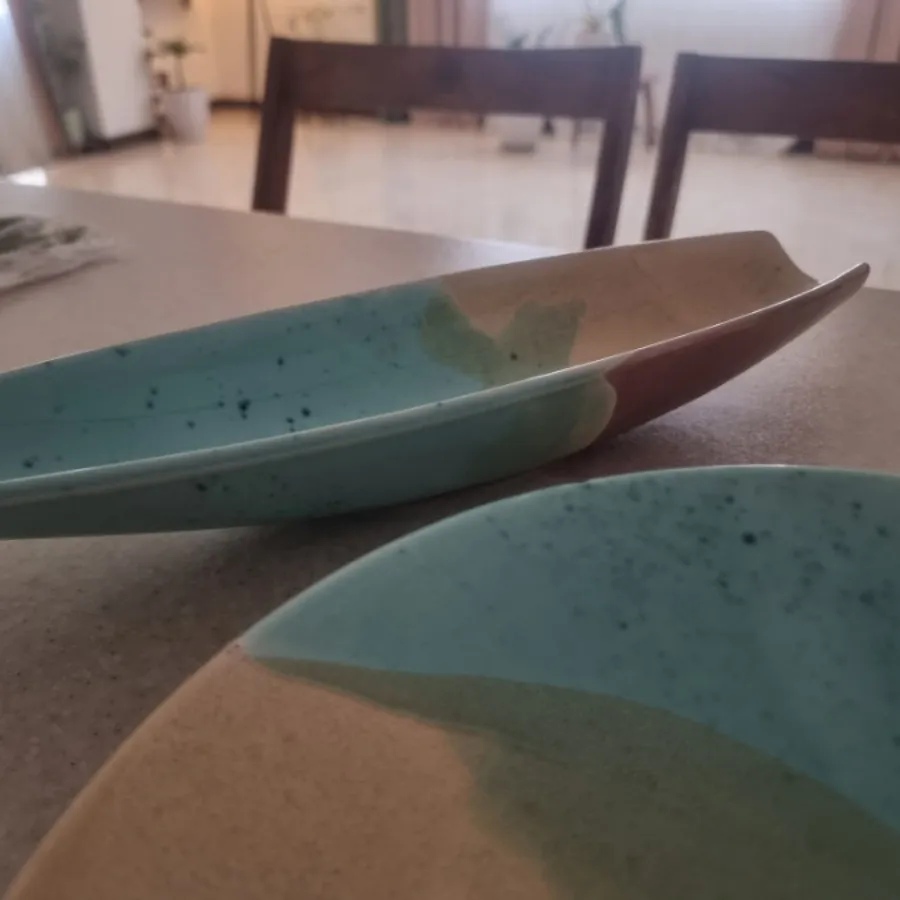 ست ظروف سفالی خیلی زیبا