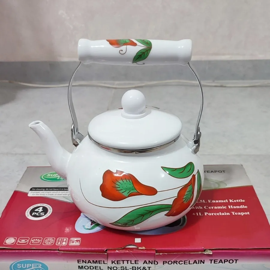 ست کتری و قوری نو باجعبه