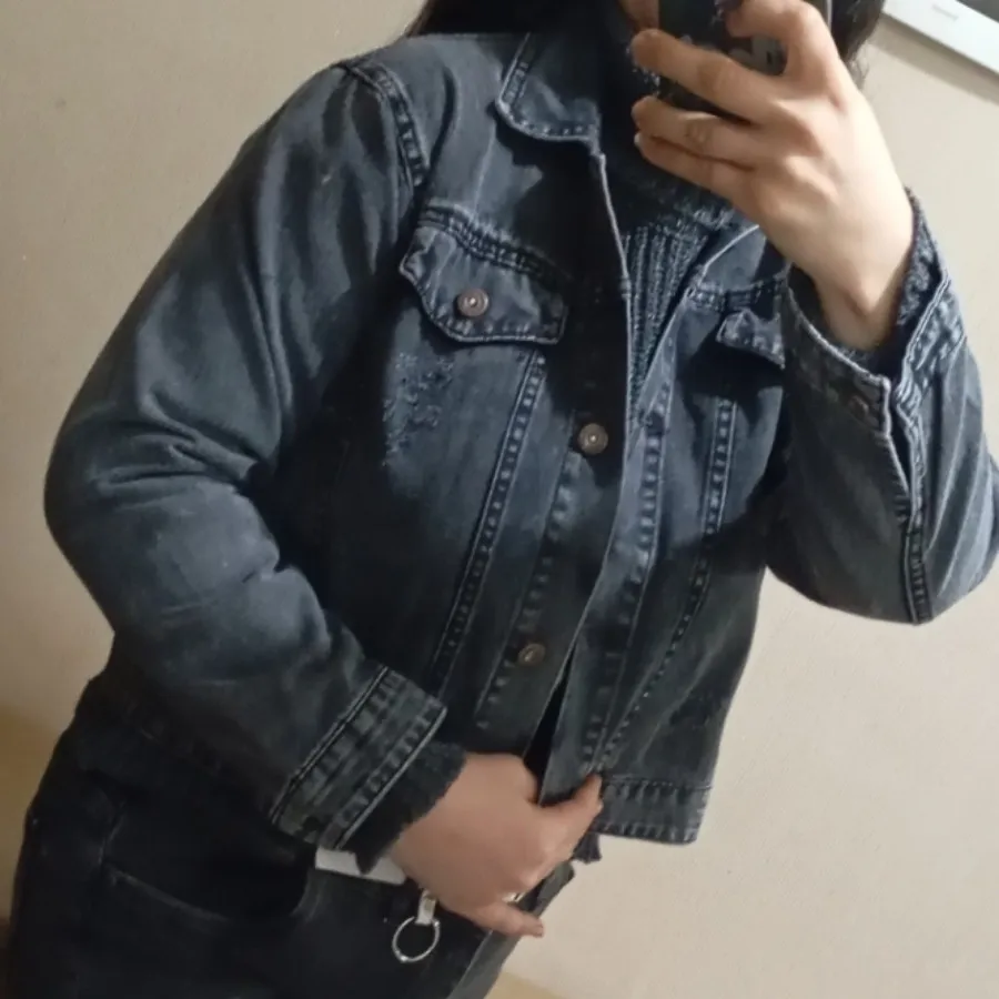 کت جین زغالی