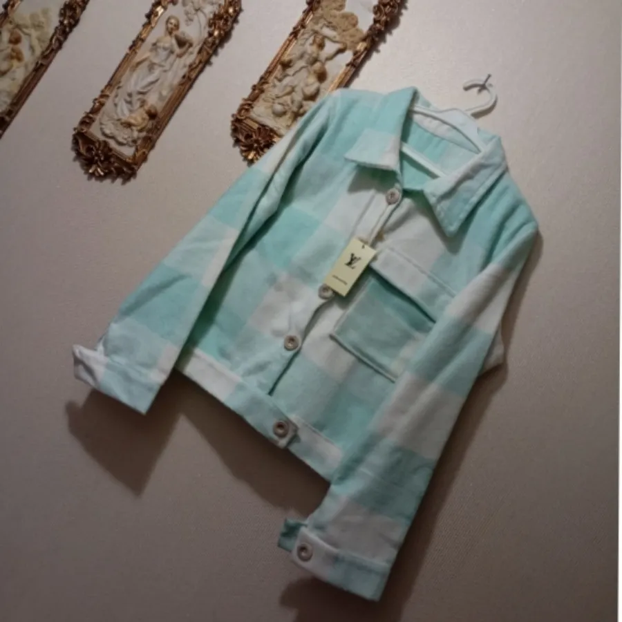 کت چهارخونه کوتاه