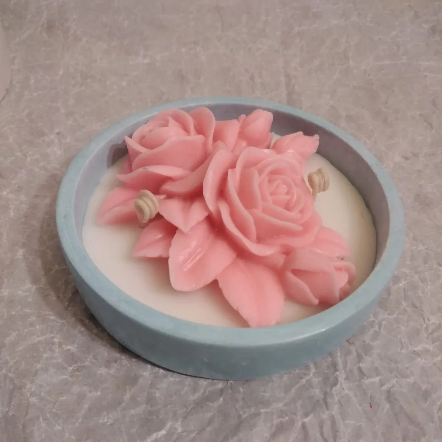 قالب سیلیکونی 2 گل رز