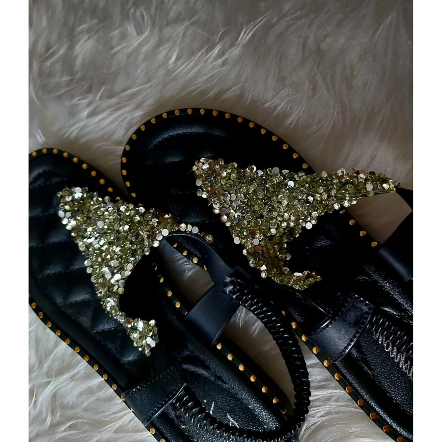 دمپایی نگین دار