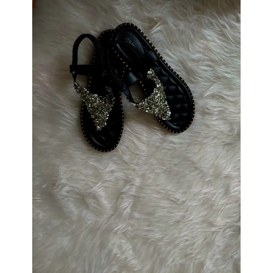 دمپایی نگین دار