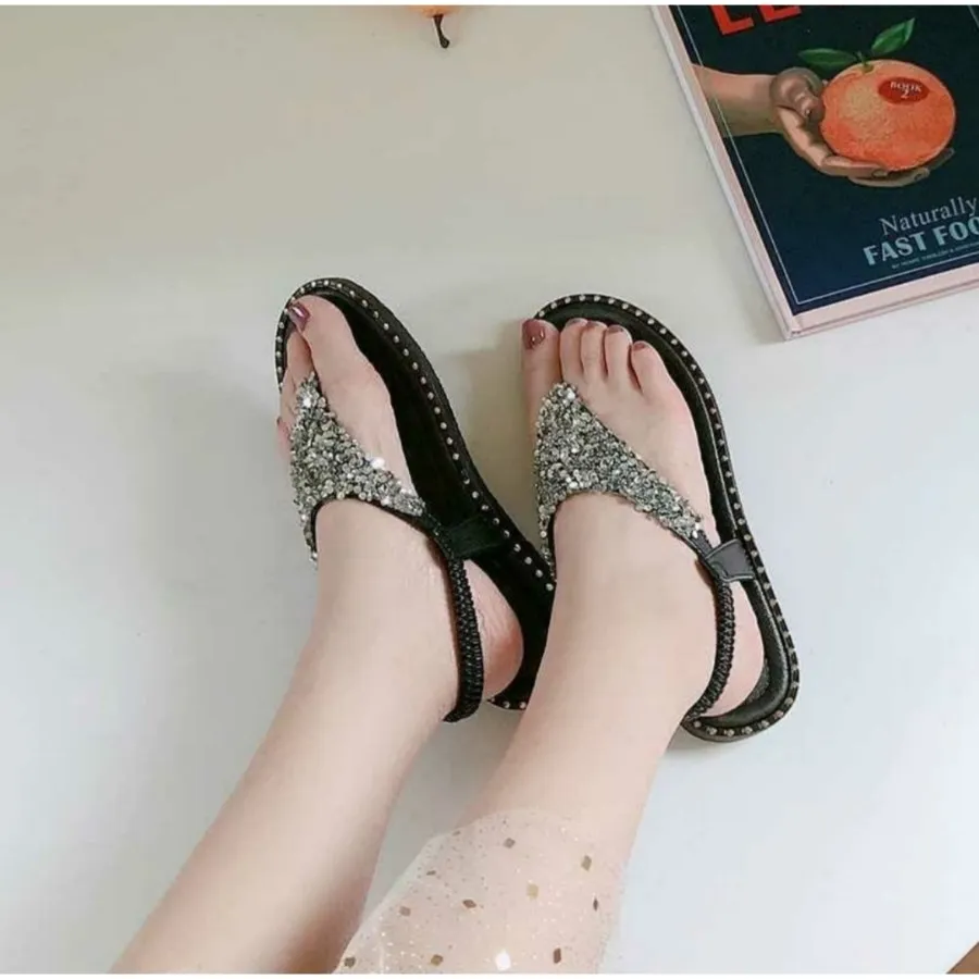 دمپایی نگین دار