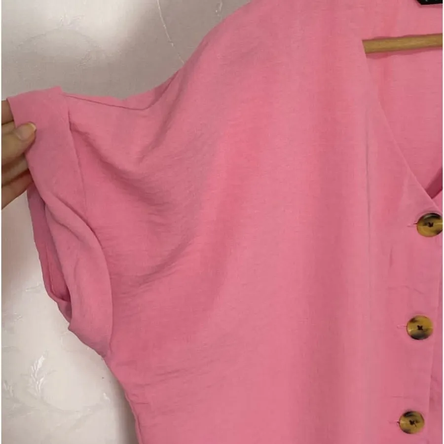 شومیز صورتی خارجی