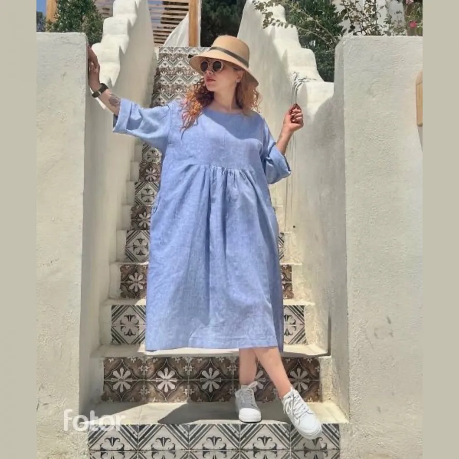 پیرهن ساحلی کژوال مینیمال