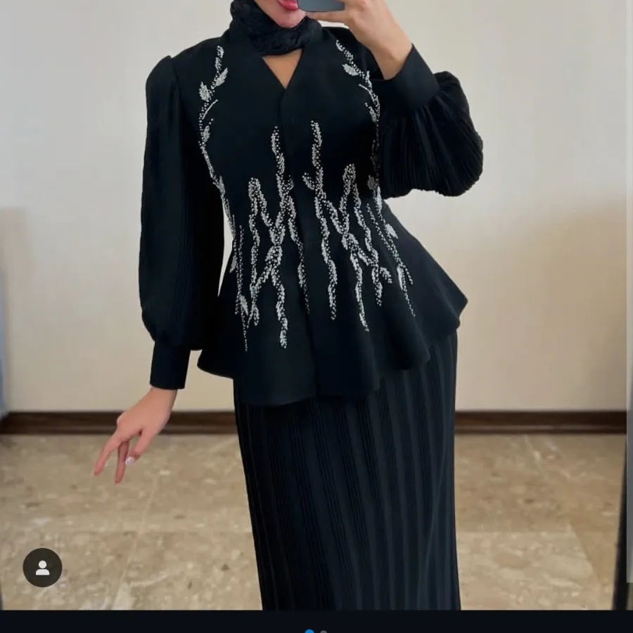 کت دامن کرپ و حریر