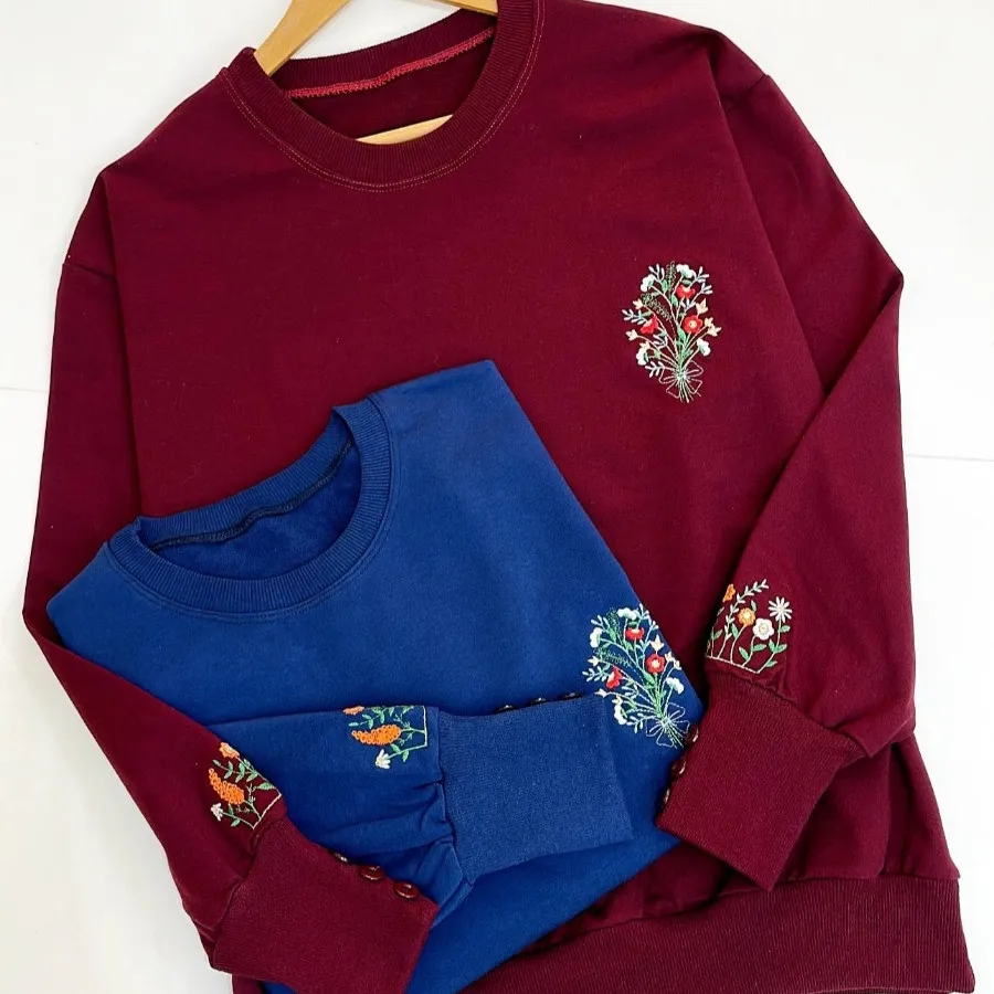 بلوز زنانه گلدوزی شده