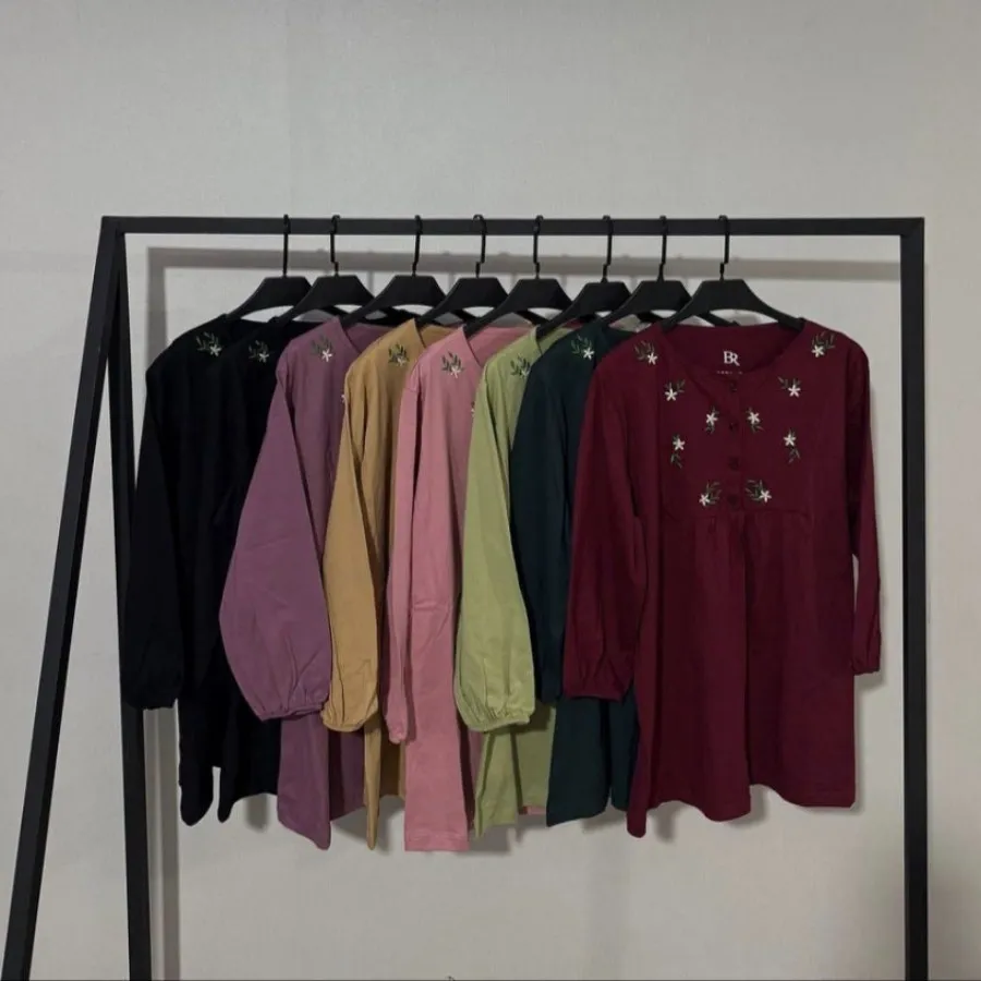 بلوز آستین سه ربع