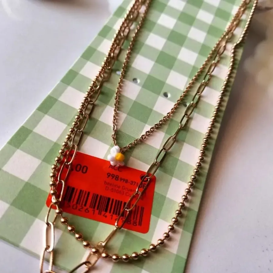 گردنبند سه ردیفه آلمانی