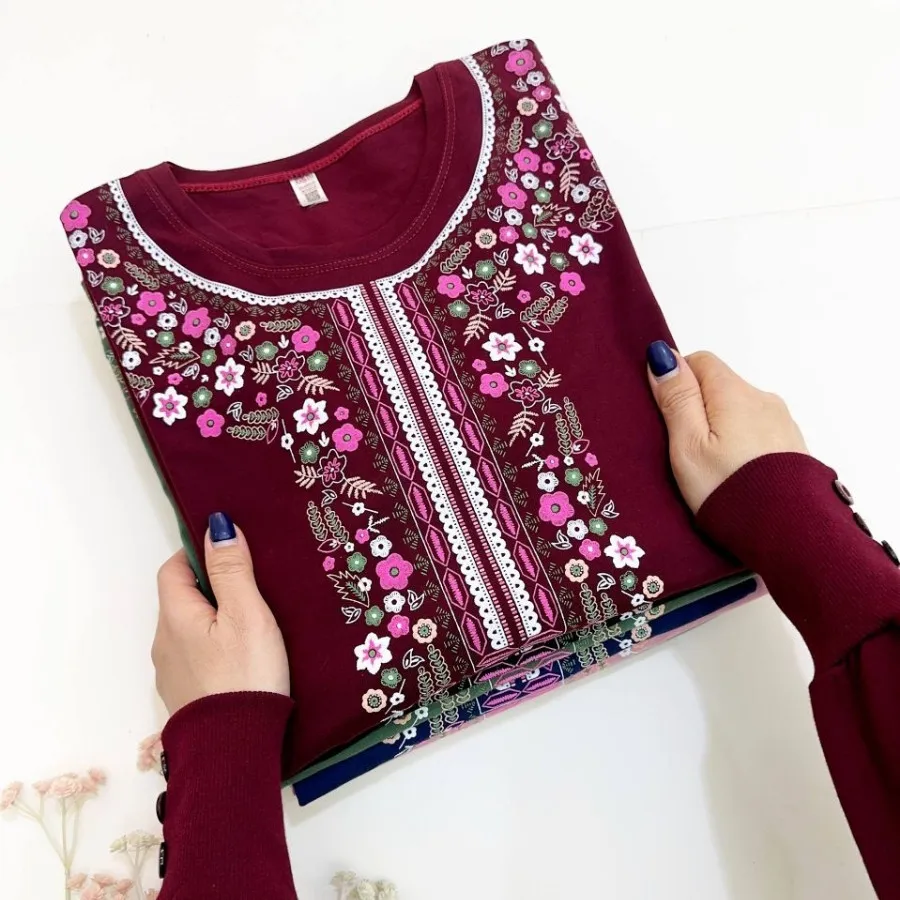 بلوز پفکی طرح پریزاد