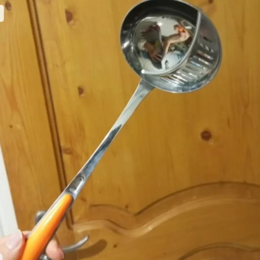 ملاقه استیل صافی دار