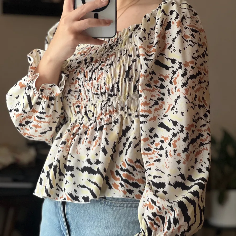 شومیز دخترانه طرح پلنگی