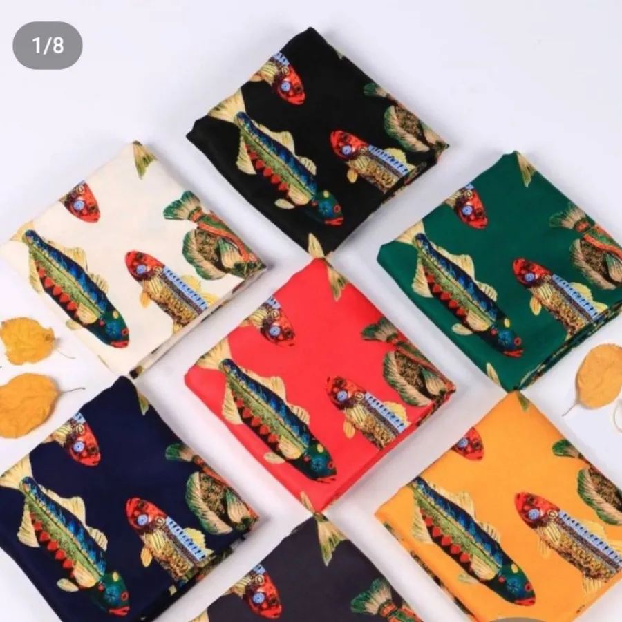 شال پاییزه نخ کجراه ماهی