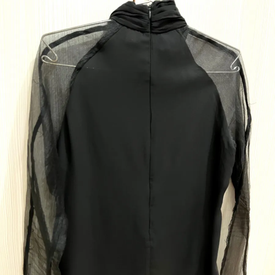 شومیز مجلسی آستین تور