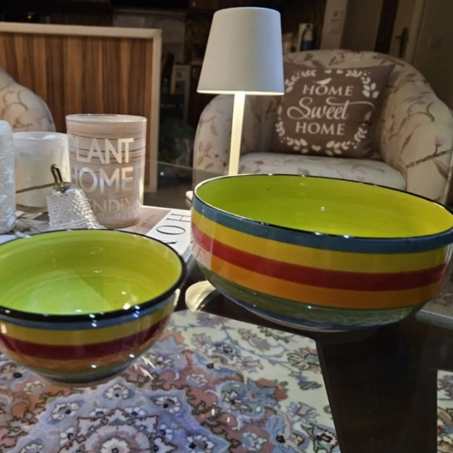 دوعدد کاسه دست ساز