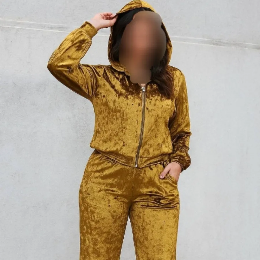 ست شلوار سویشرت جنس مخمل