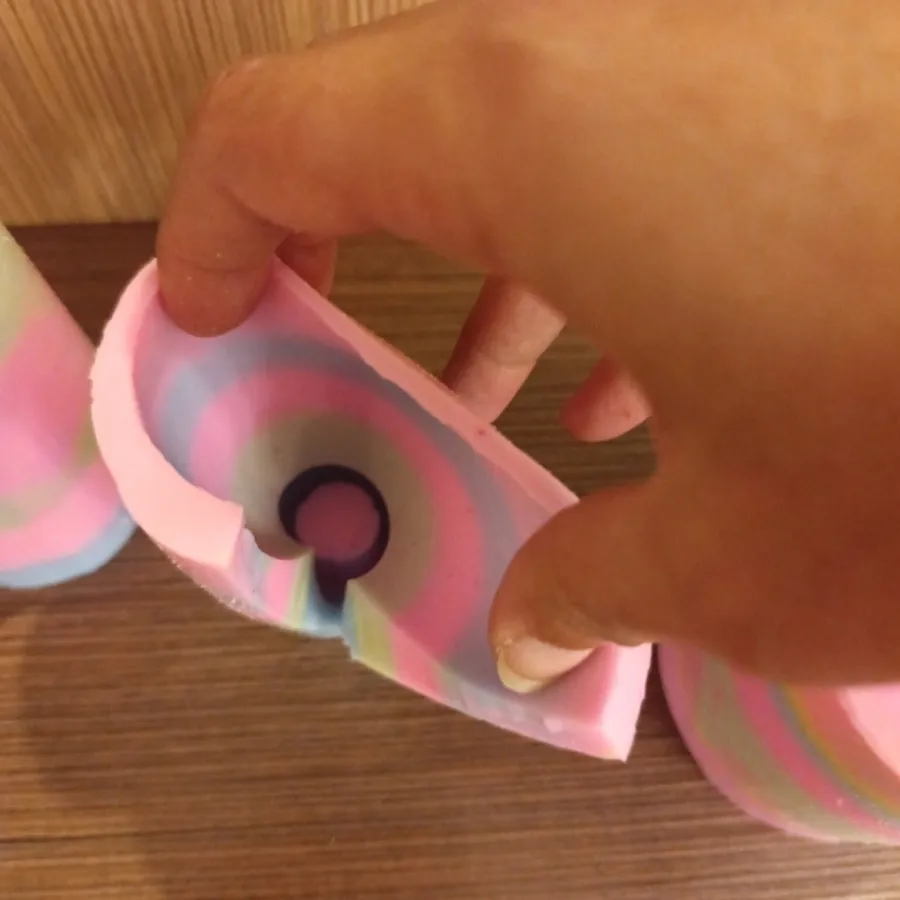 قالب جا شمعی قلمی سه تایی