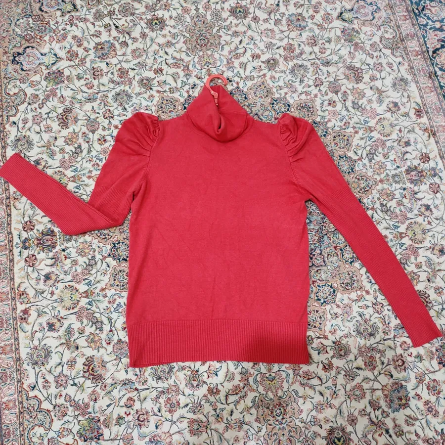 یقه اسکی آستین پفکی