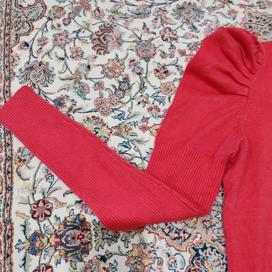 یقه اسکی آستین پفکی